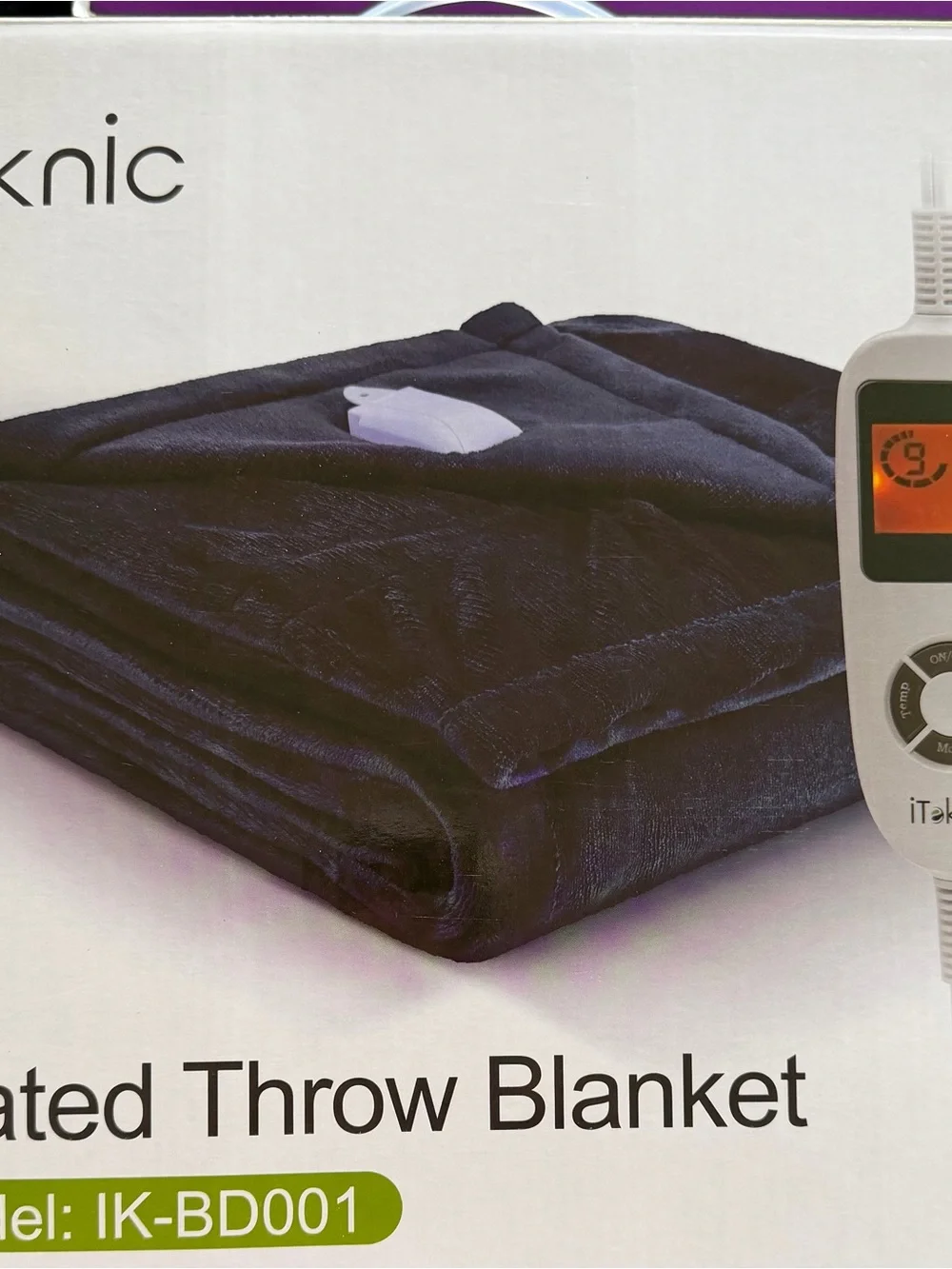 iTeknic Heated Throw Blanket